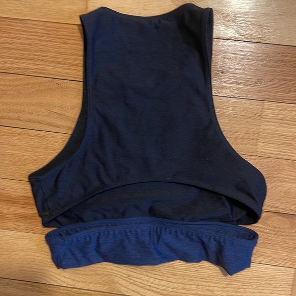 Outdoor voices black/navy/graphite color block MATCHING SET - Picture 8 of 8